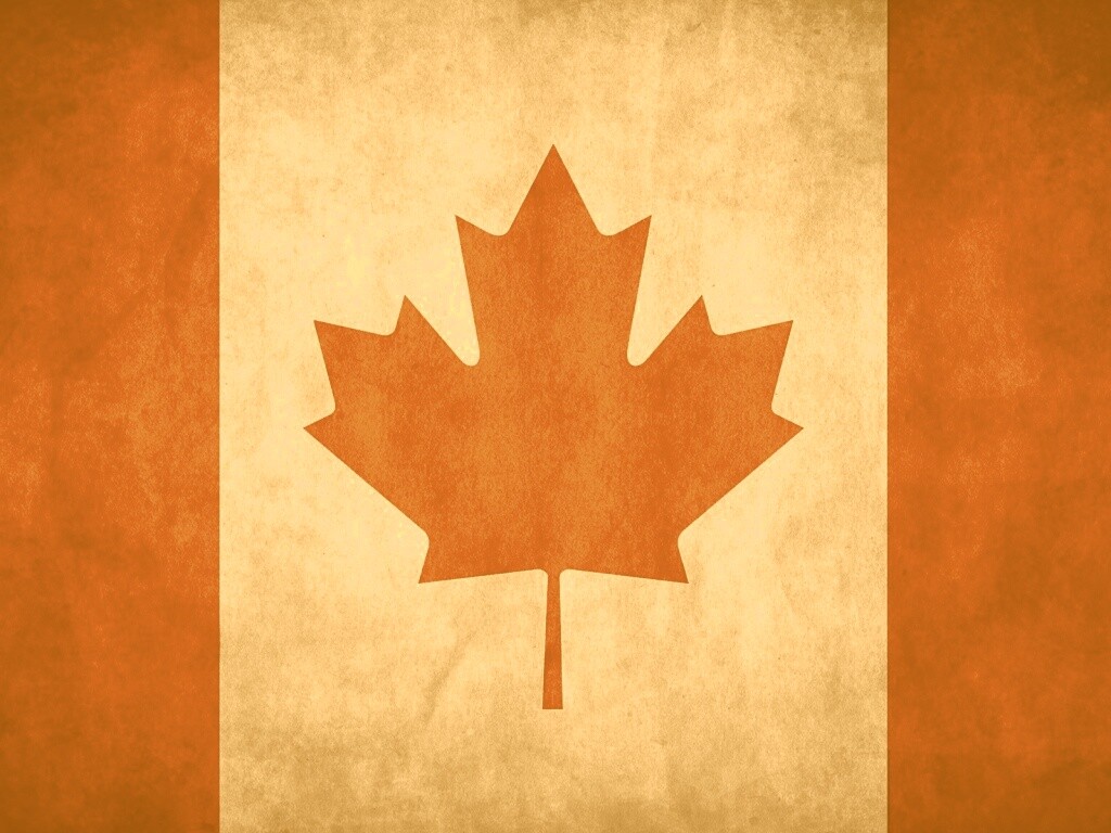 Флаг канады, кленовый лист обои