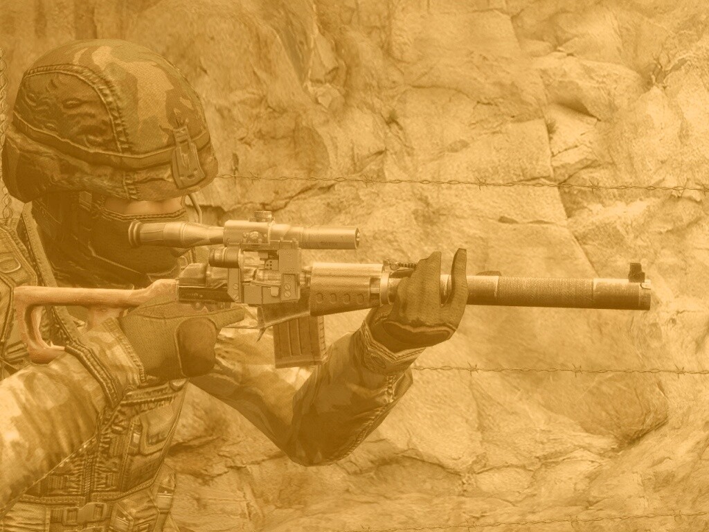 Снайпер из Counter Strike обои