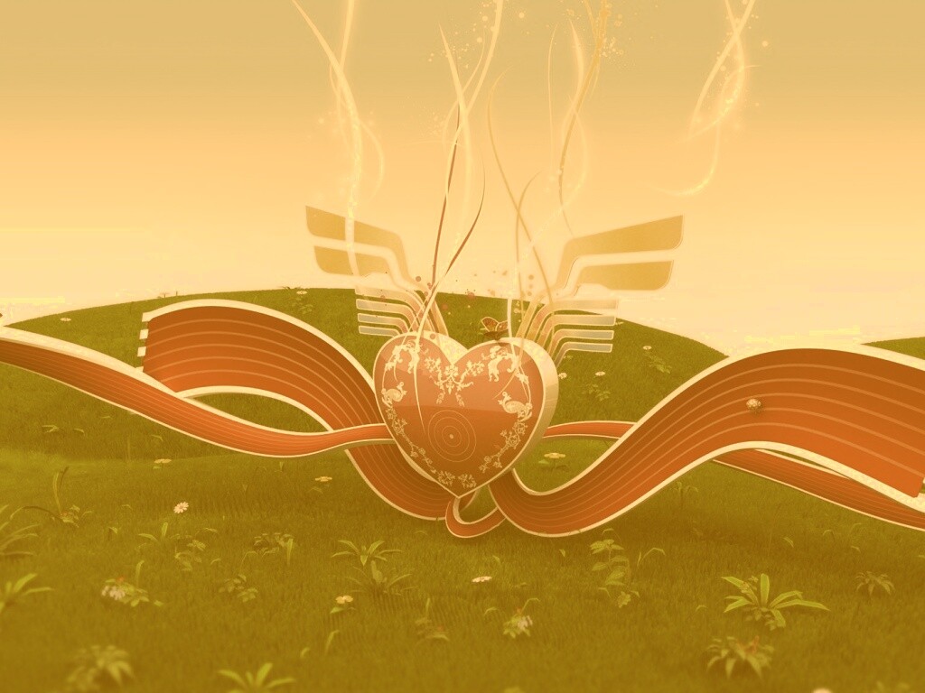 Валентинка обои