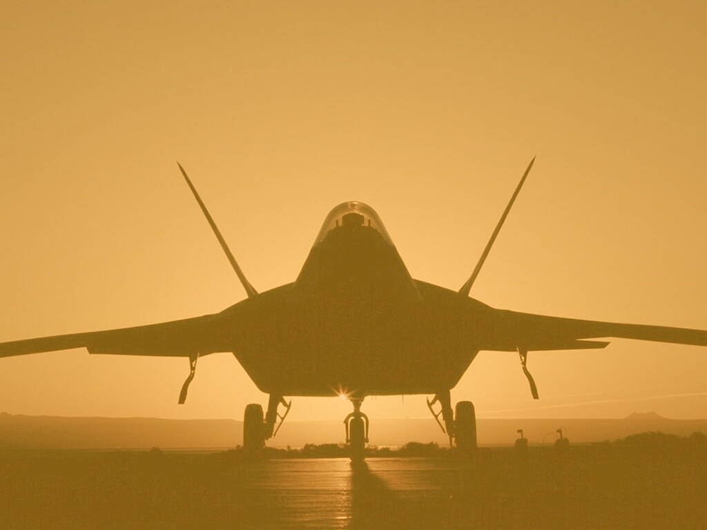 Истребитель F22 обои