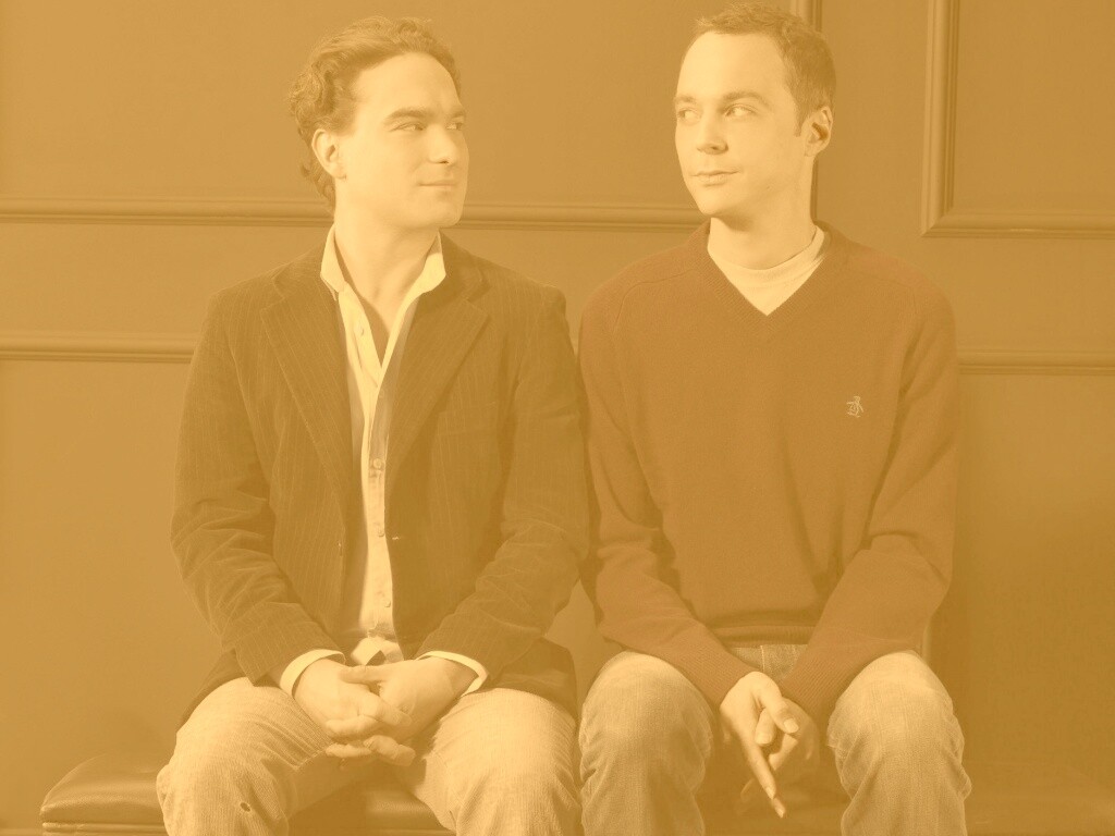 Шелдон Купер и Леонард Хофстедер обои