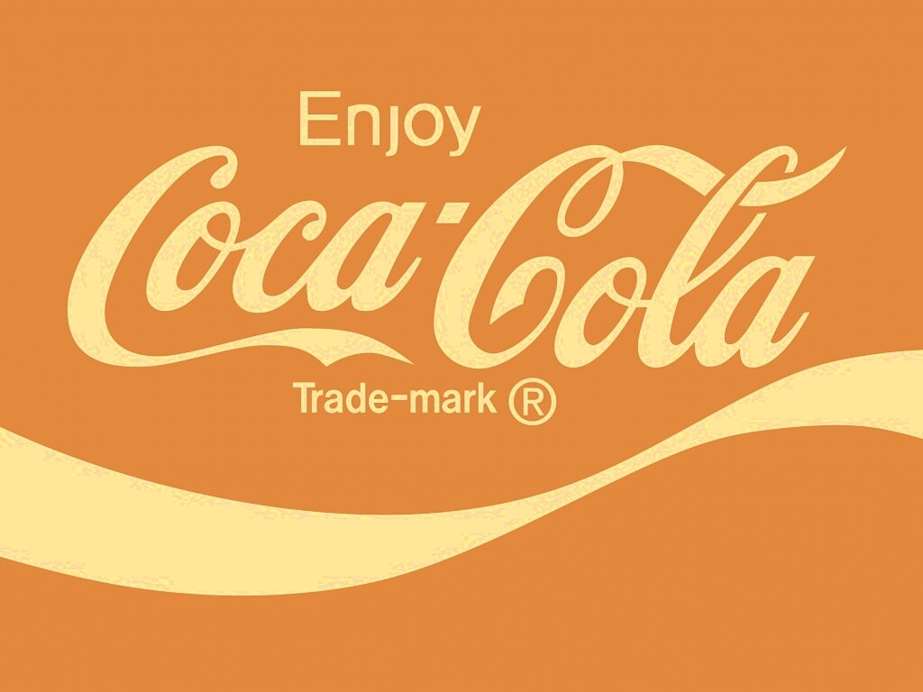 Оригинальный логотип Coca-Cola обои