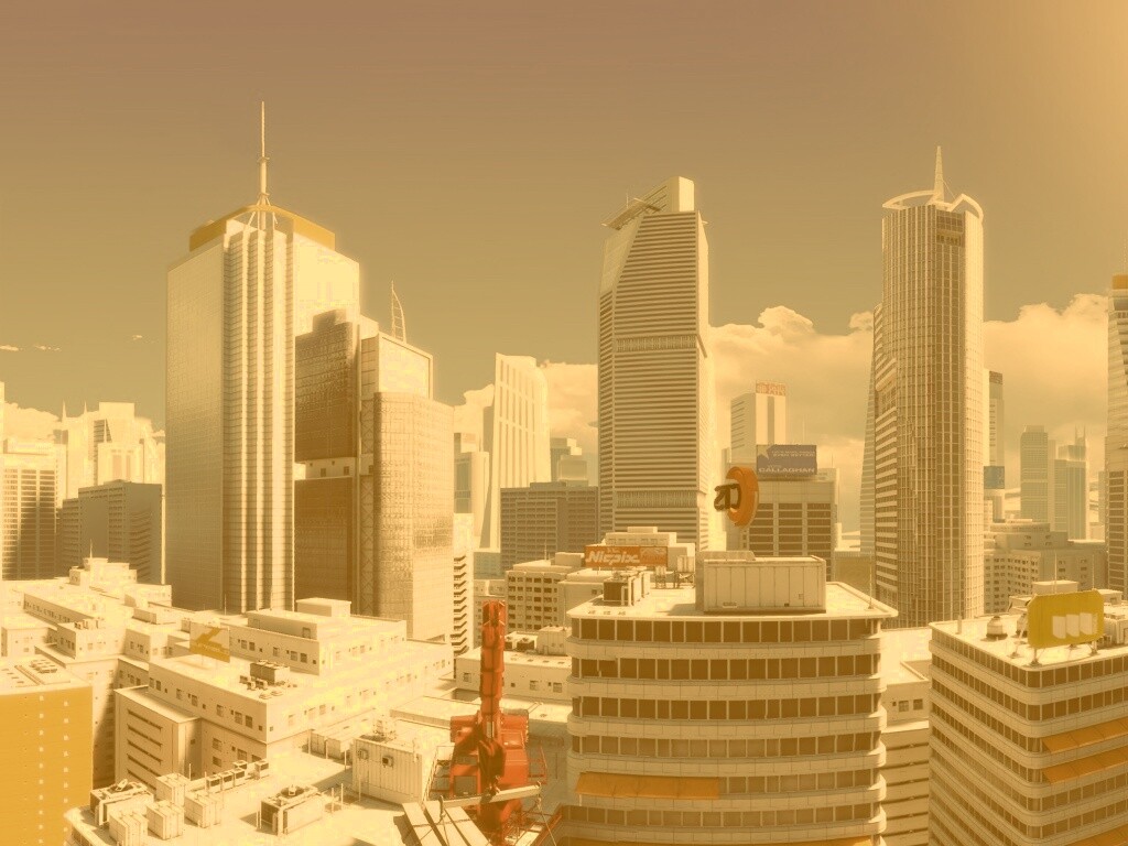 Город Mirrors Edge обои