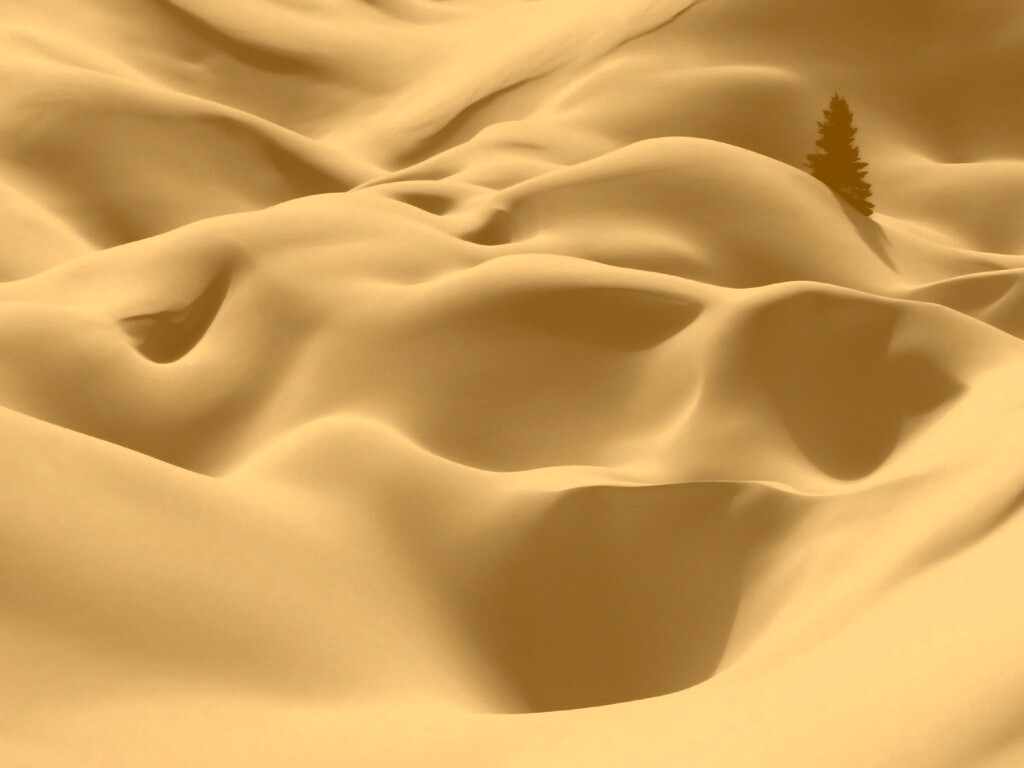 Снежная долина обои