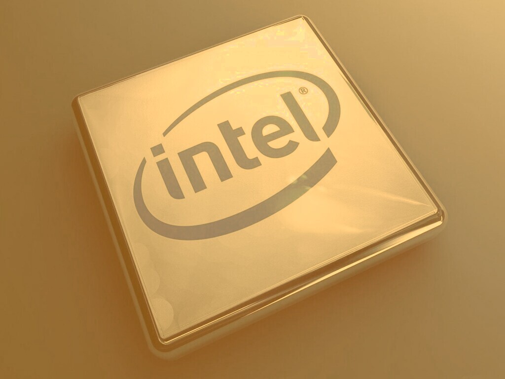 Логотип Intel обои