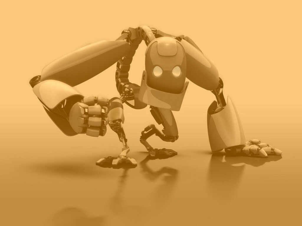 Крадущийся робот обои