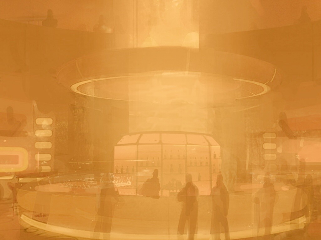 Красный бар из Mass Effect обои