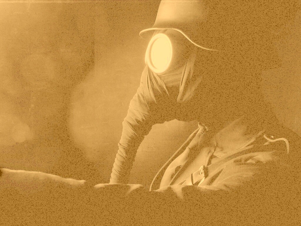 В противогазе обои