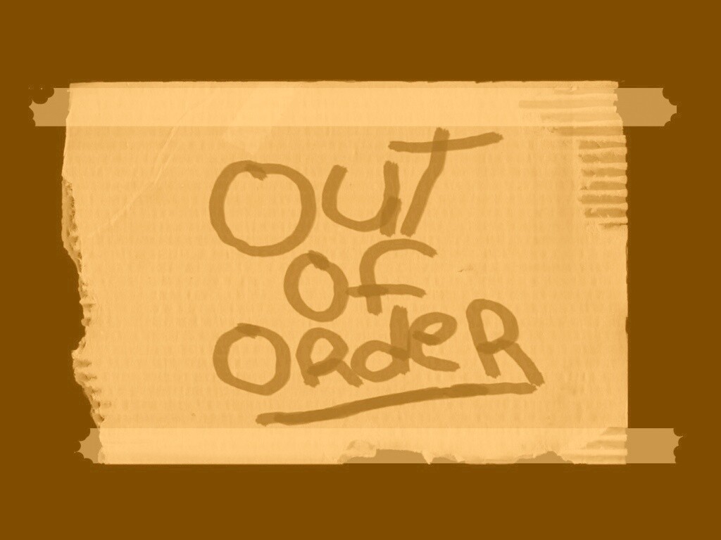 Вышел из строя обои