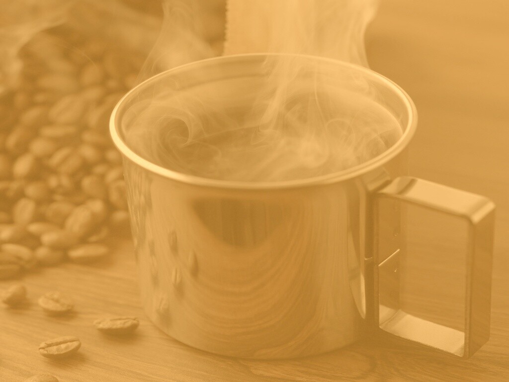 Чашка свежесваренного кофе обои