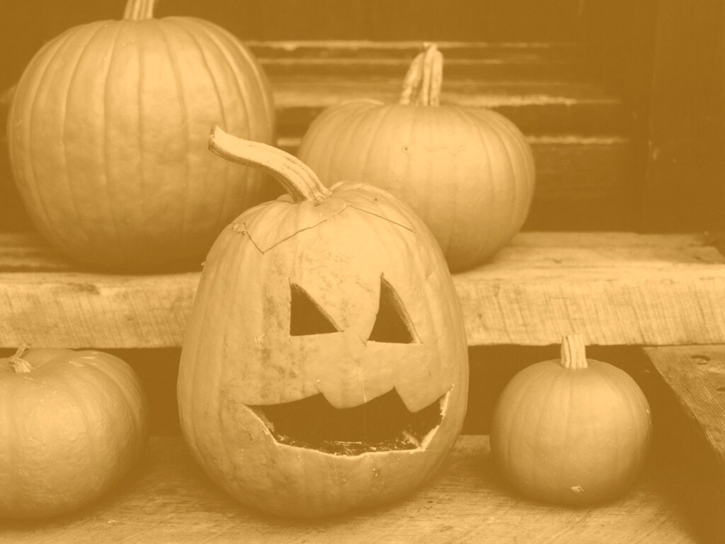 Тыквы на хэллоуин обои