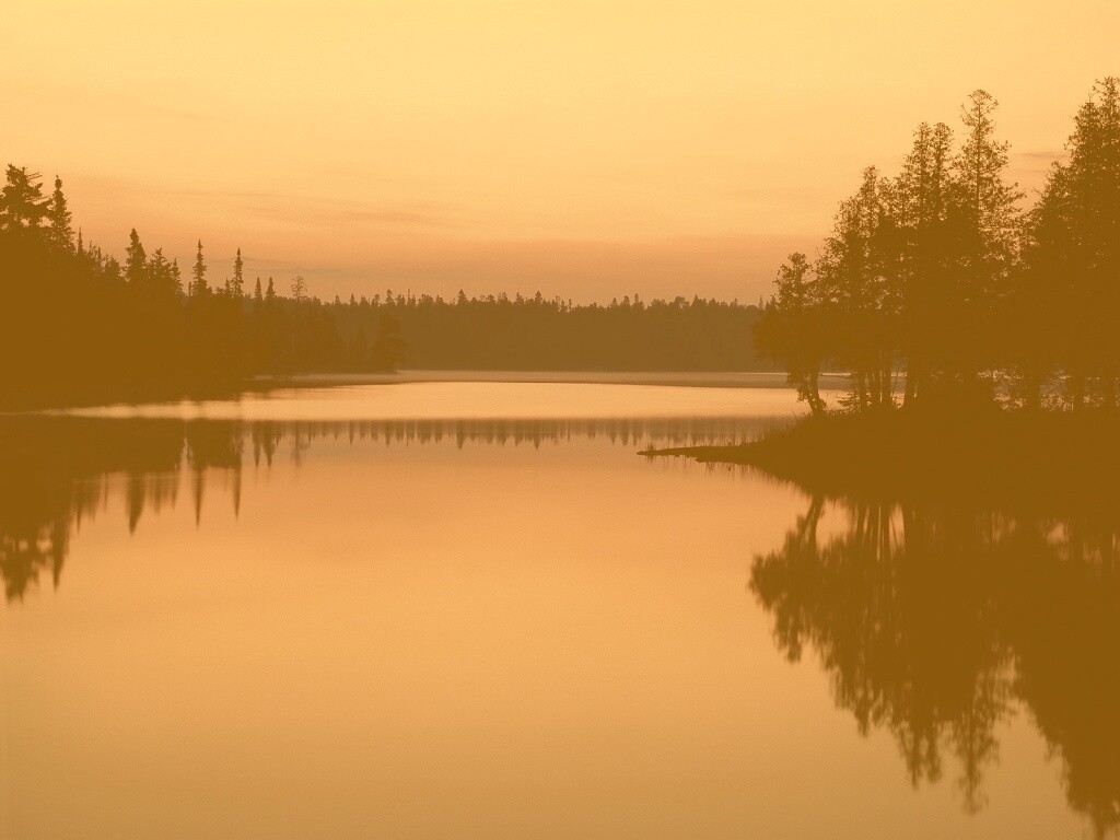 Вечерний пейзаж обои
