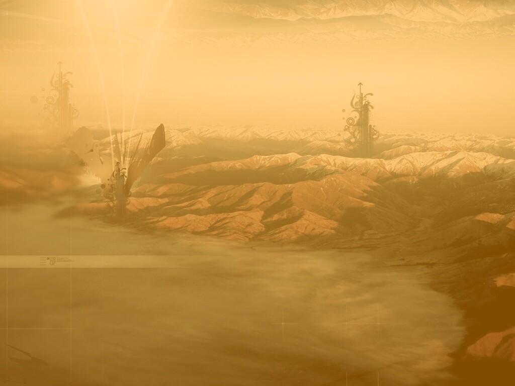 Горная абстракция обои