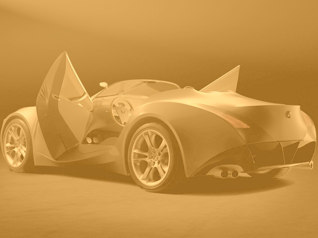 Автомобиль с распахнутыми дверцами обои