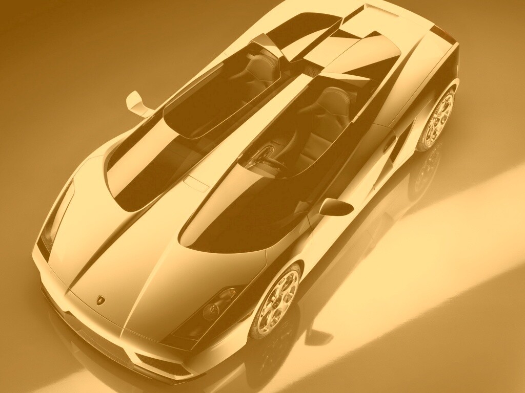 Светло-серый Lamborghini обои