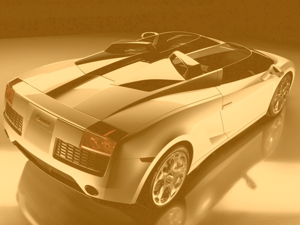 Светло-Серый Lamborghini (Сзади) обои