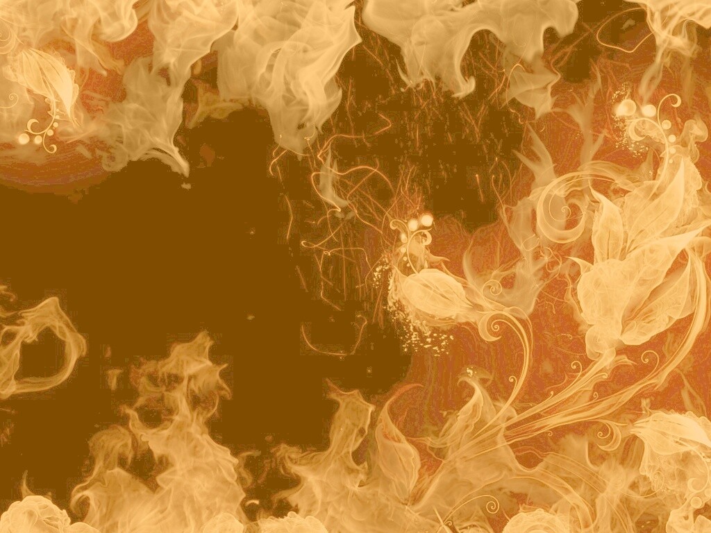 Огненные цветы обои