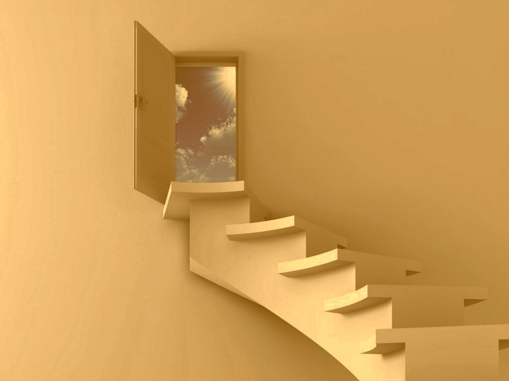 Лестница в небо обои