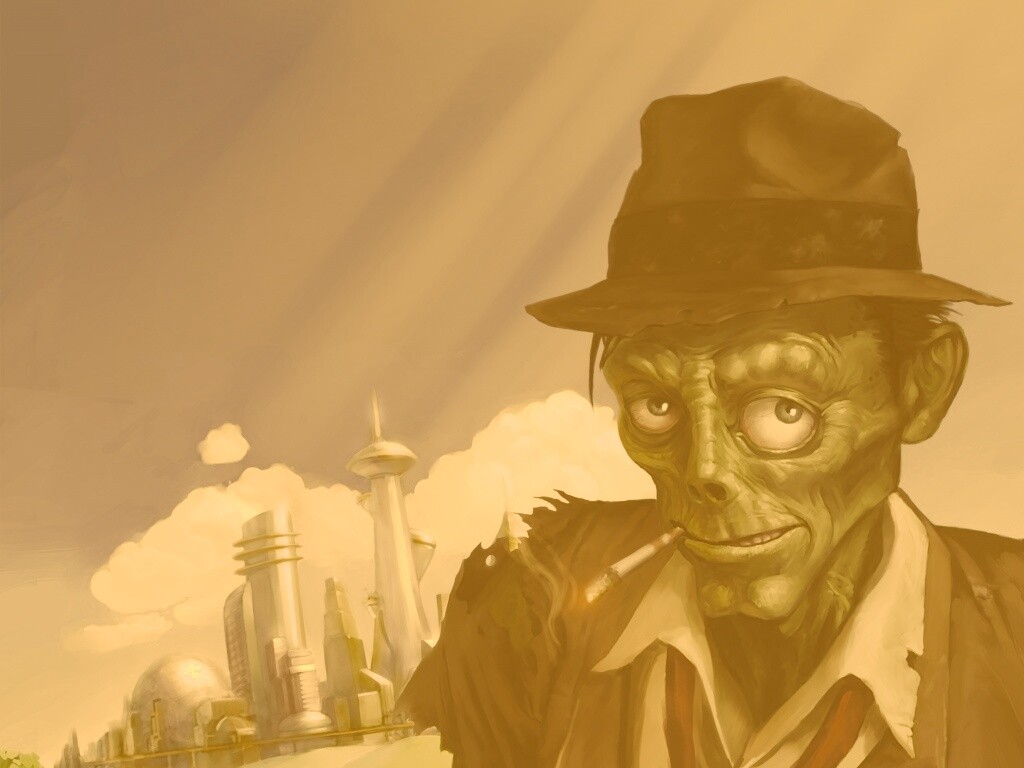 Stubbs the zombie обои