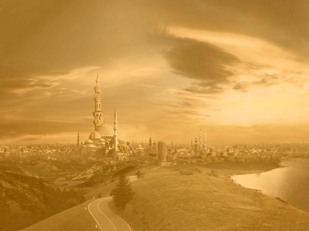 Город минаретов обои