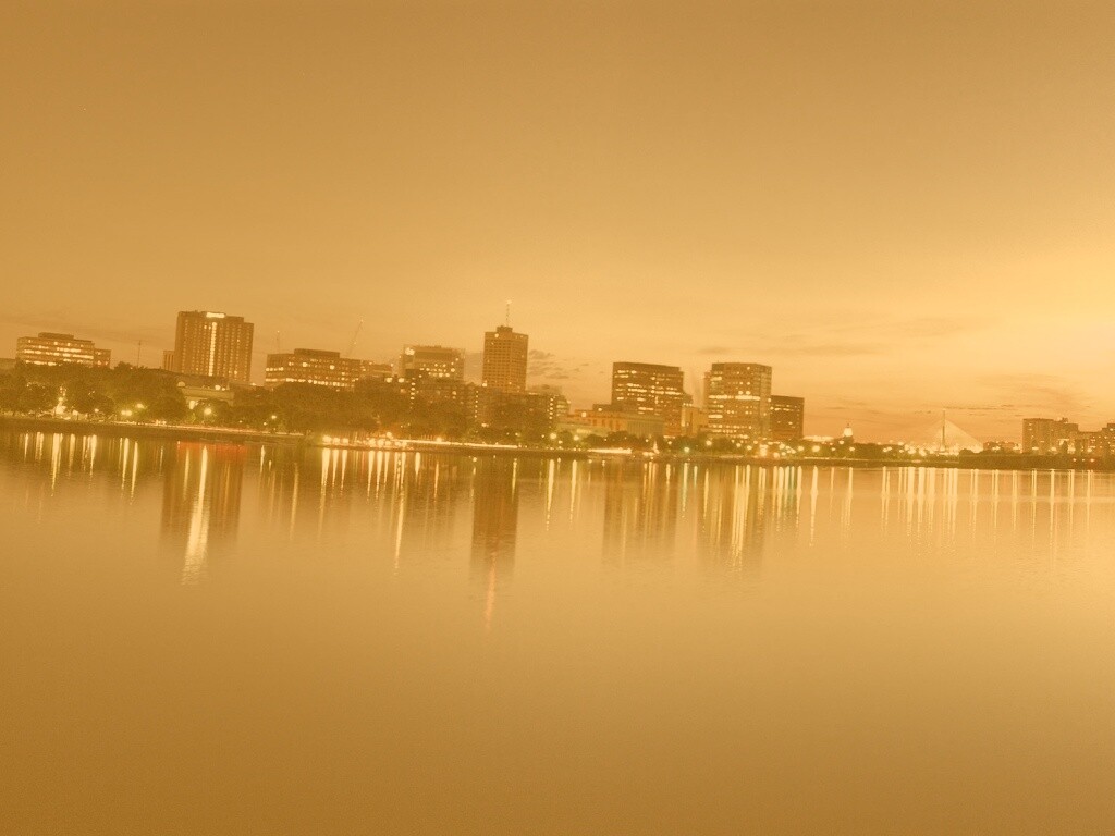 Панорама Бостона обои