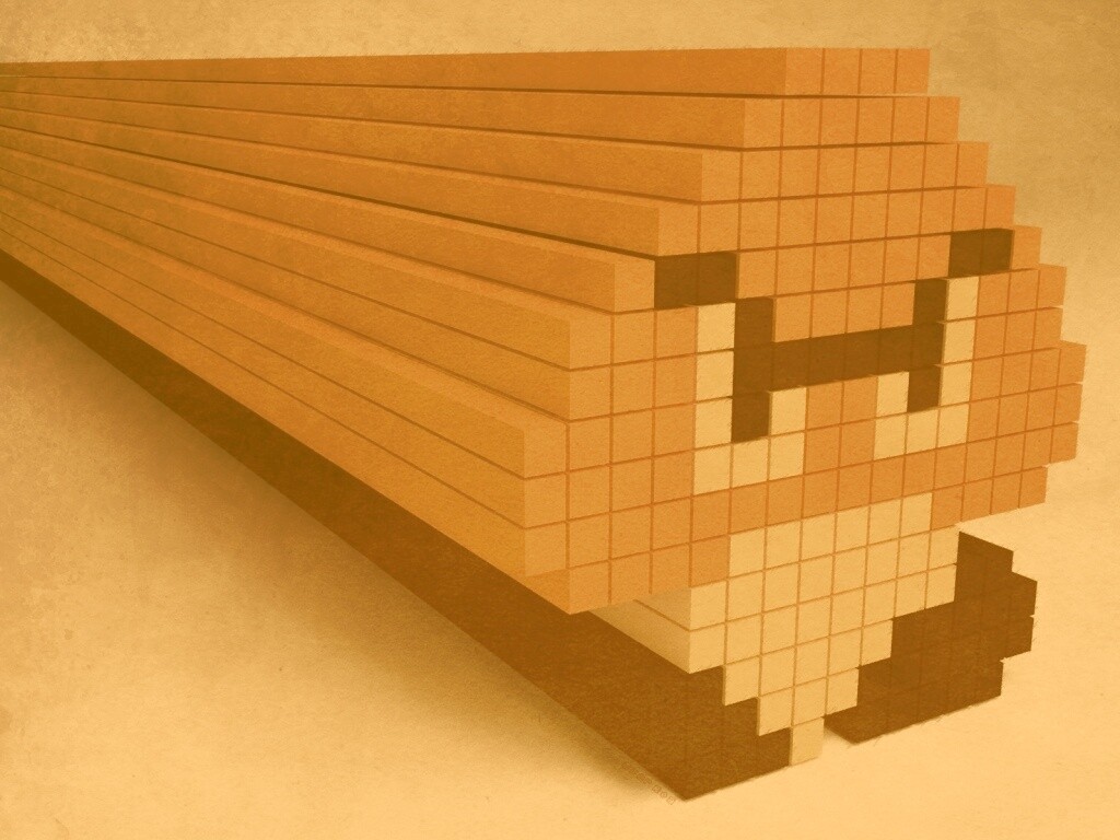 Злой гриб из марио обои