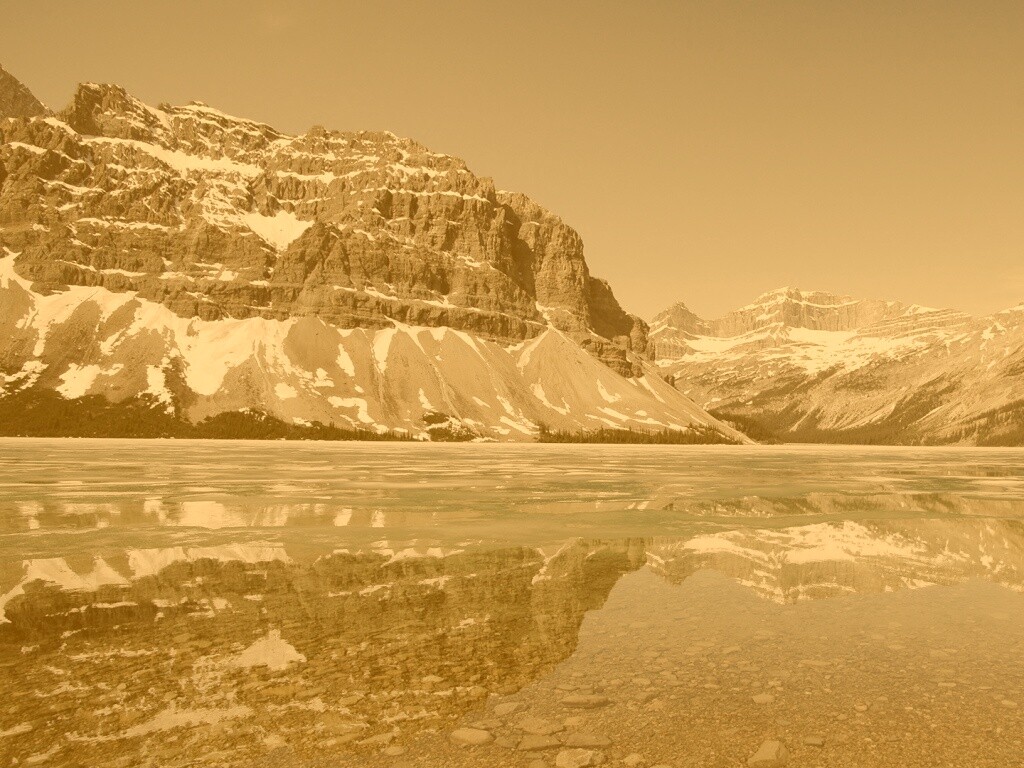 Снежные горы обои