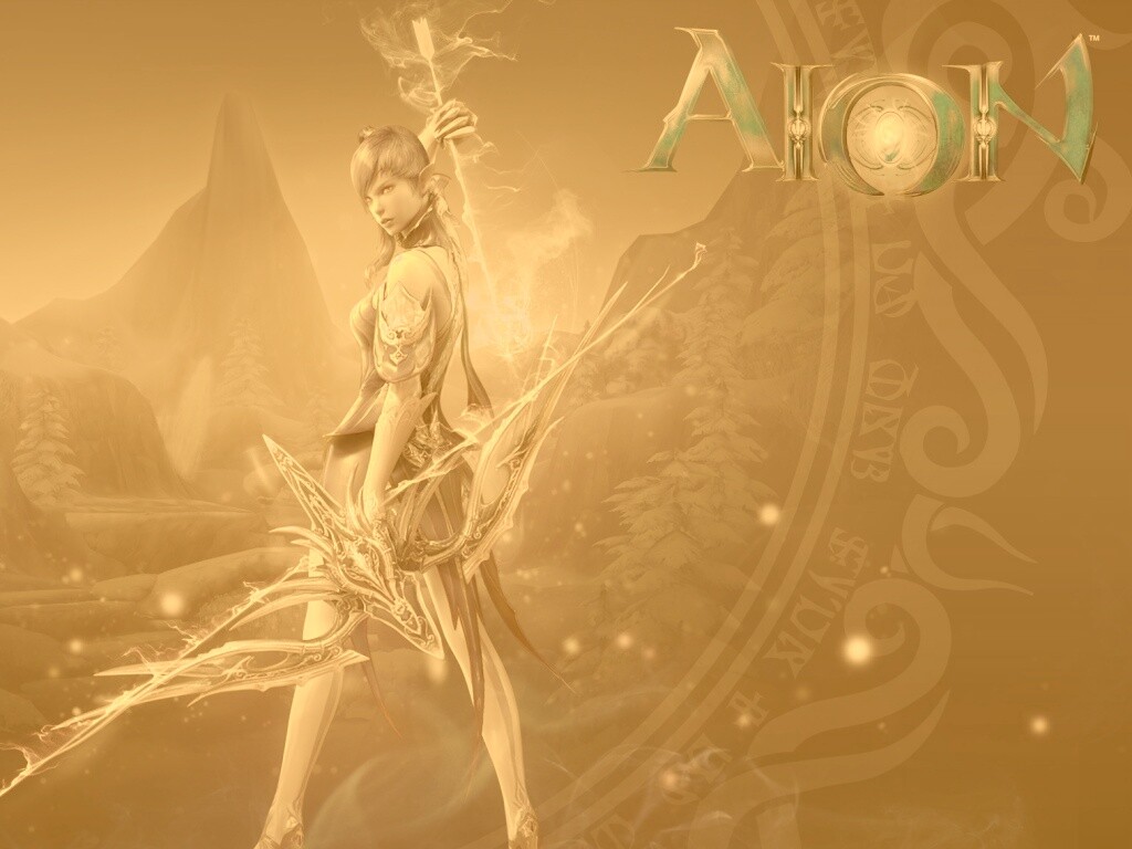 Эльфийка из Aion обои