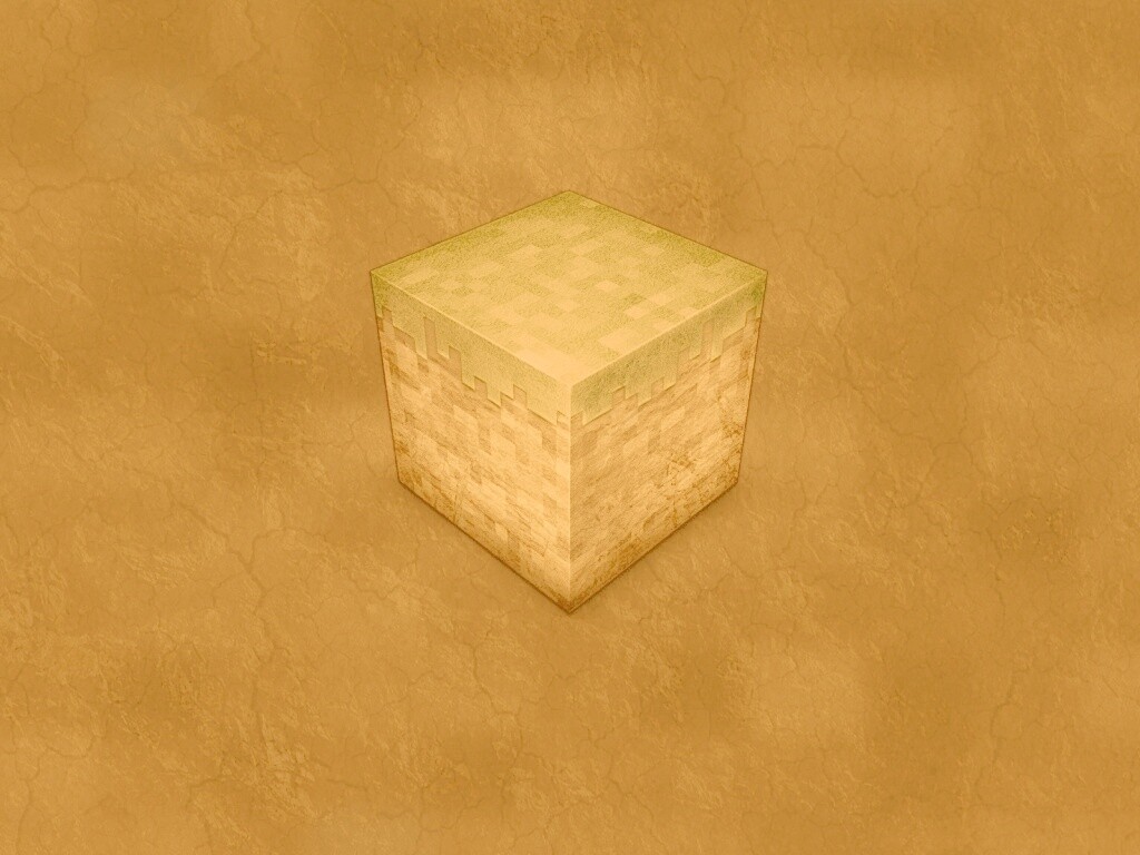 Травяной куб обои