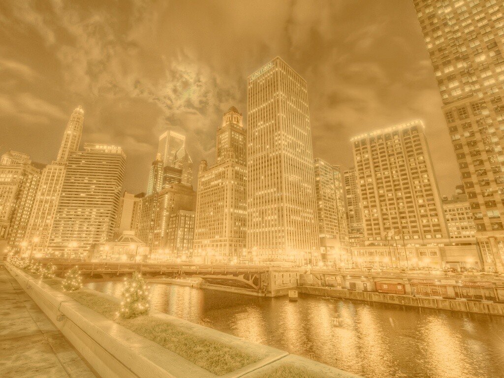 Потрясающий городской вид обои