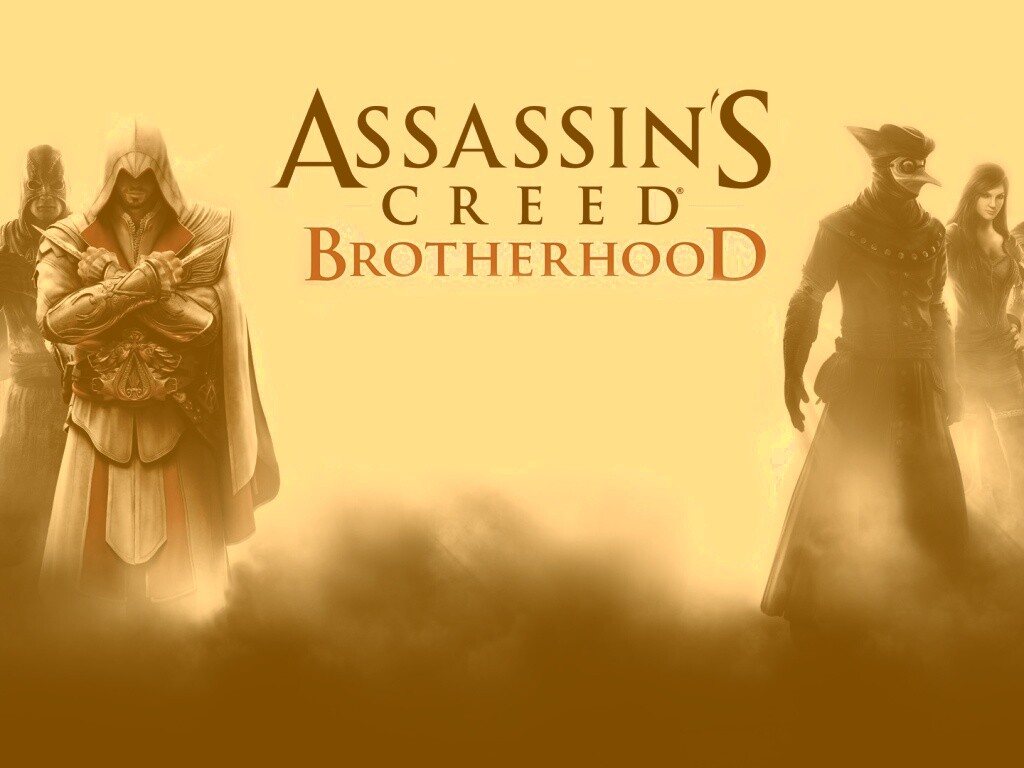 Персонажи игры Assasin"s Creed Brotherhood обои