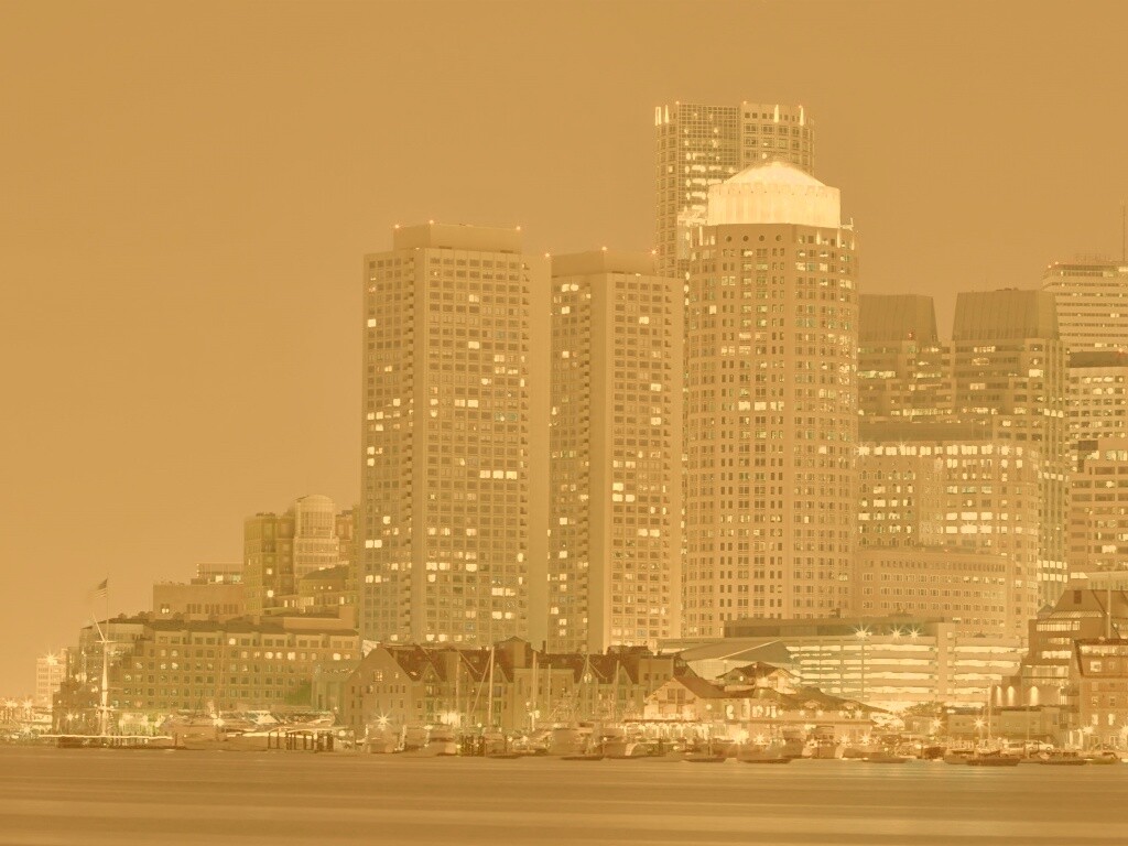 Панорама города обои