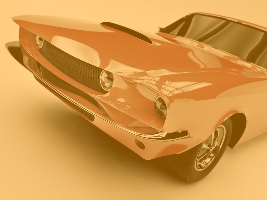 Красный ретро автомобиль обои