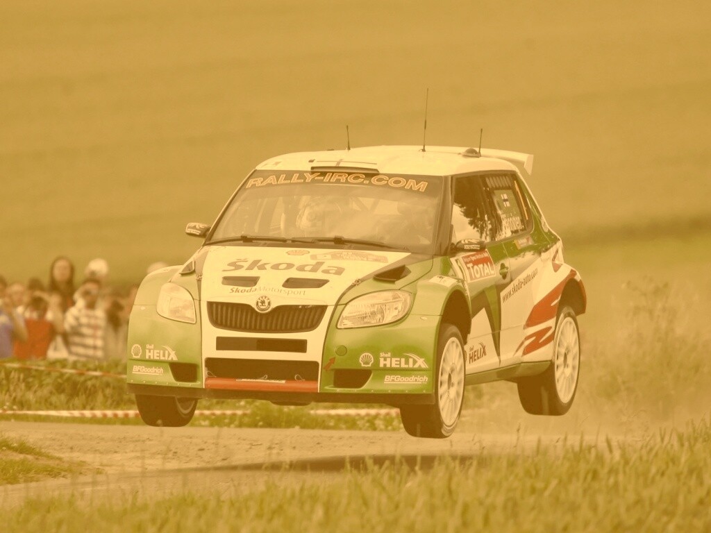 Раллиййная Шкода обои