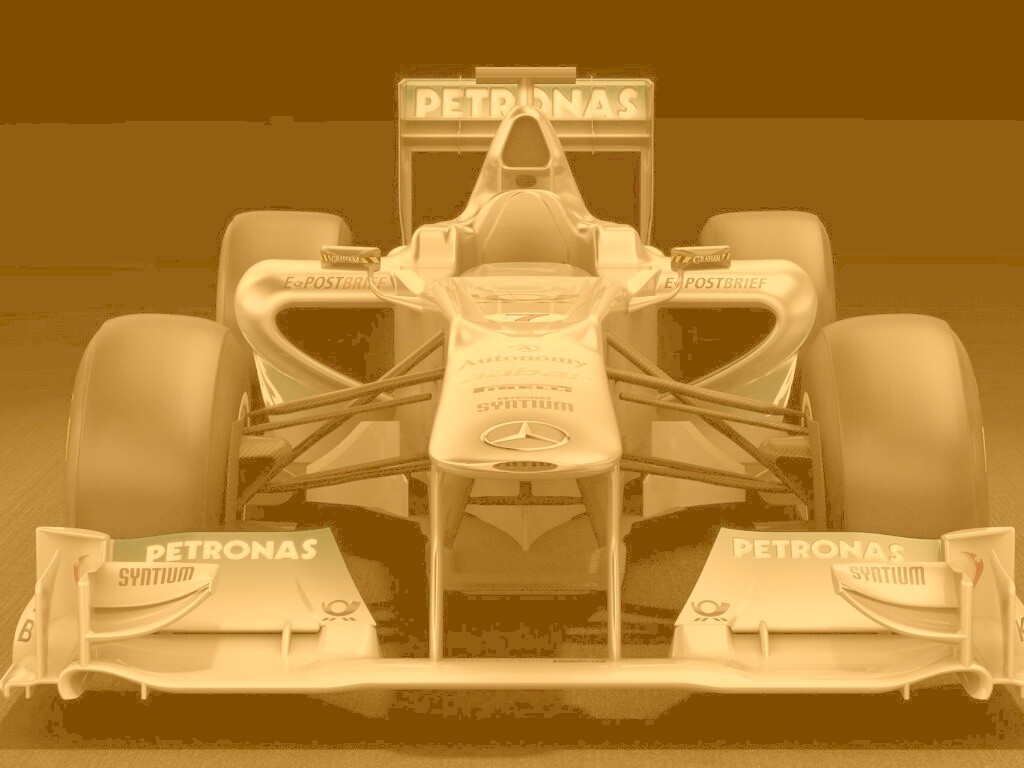 Болид Мерседес обои