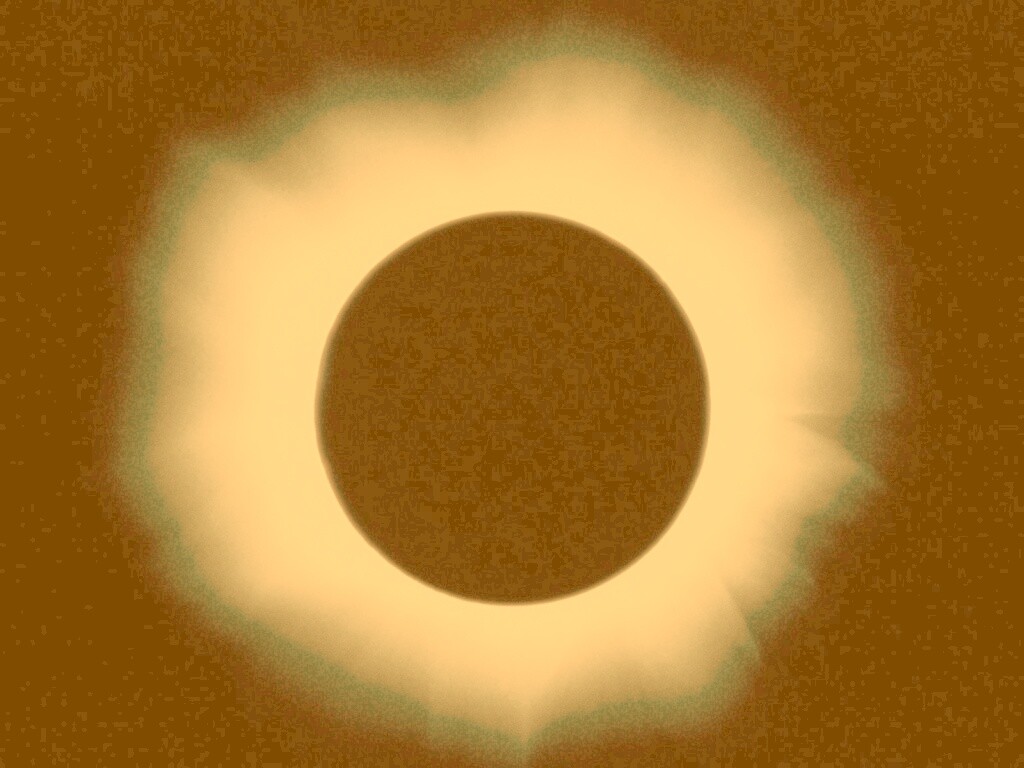 Полное солнечное затмение обои
