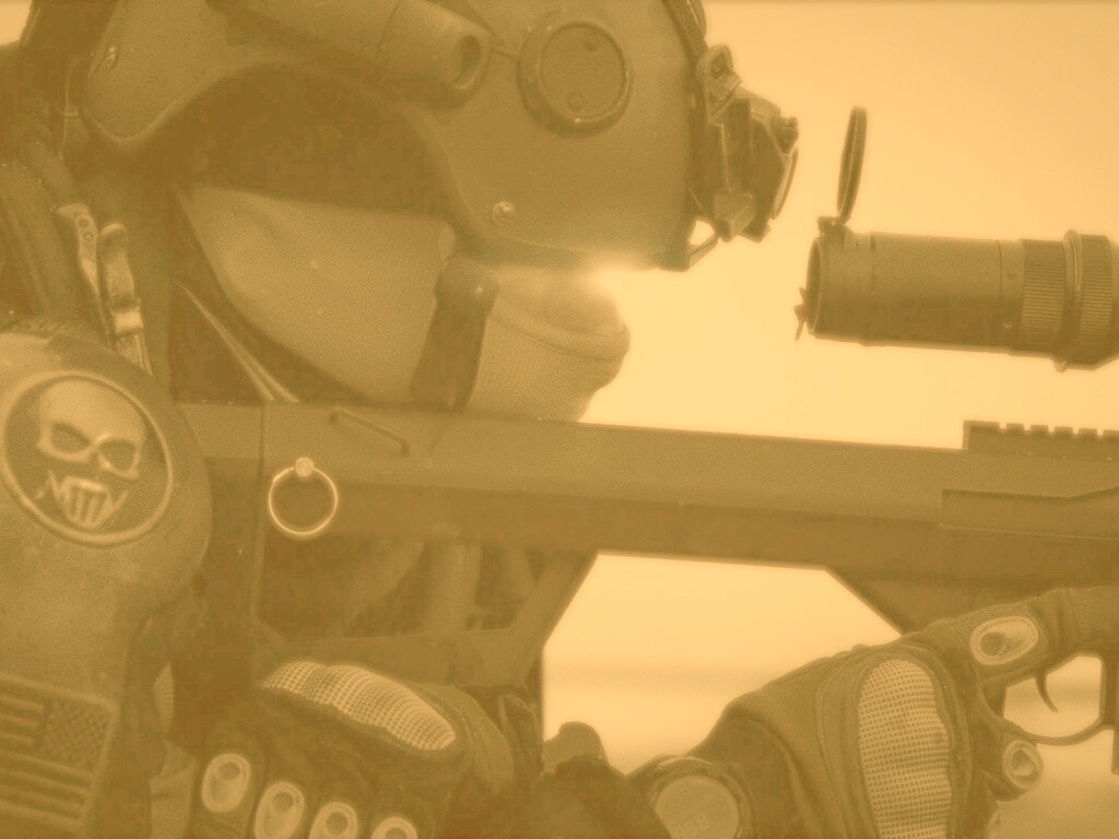 Снайпер за работой обои