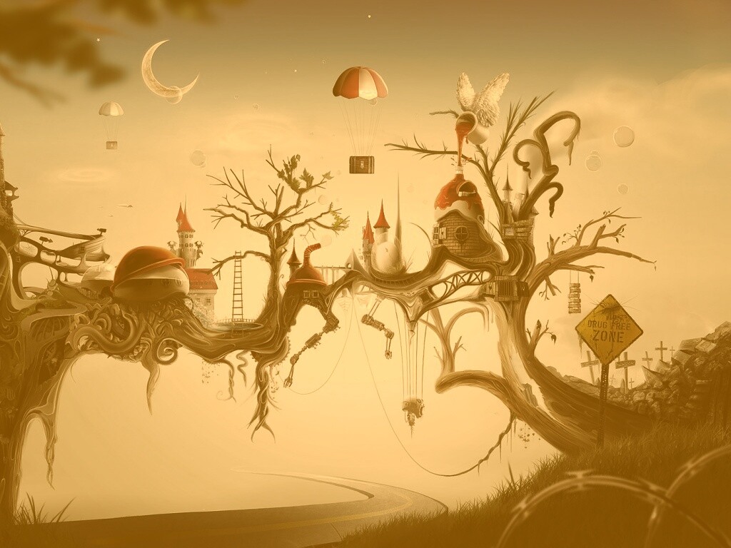 Свободная от наркотиков зона обои