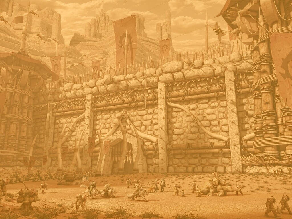 Крепость орков обои