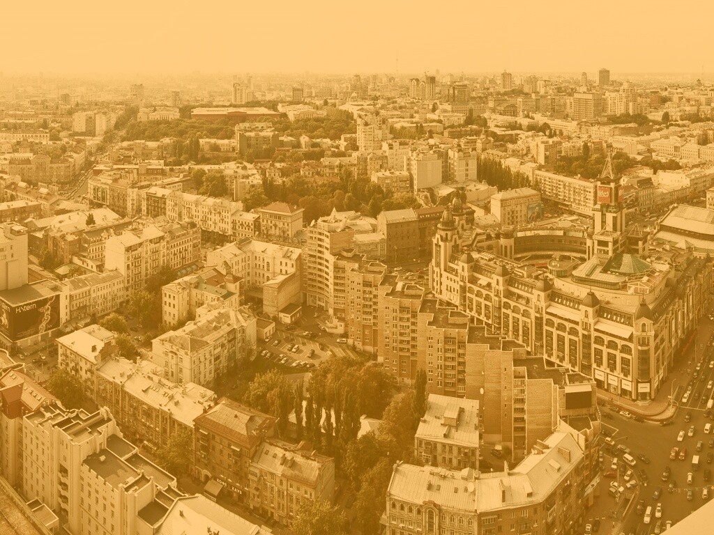 Киевская панорама обои