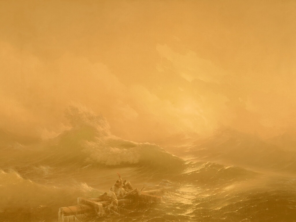 Айвазовский: Девятый вал обои