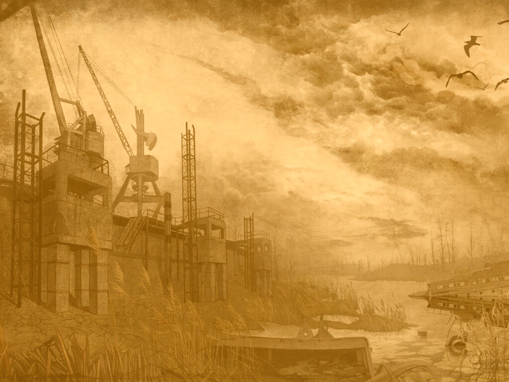 Панорама из Сталкера обои