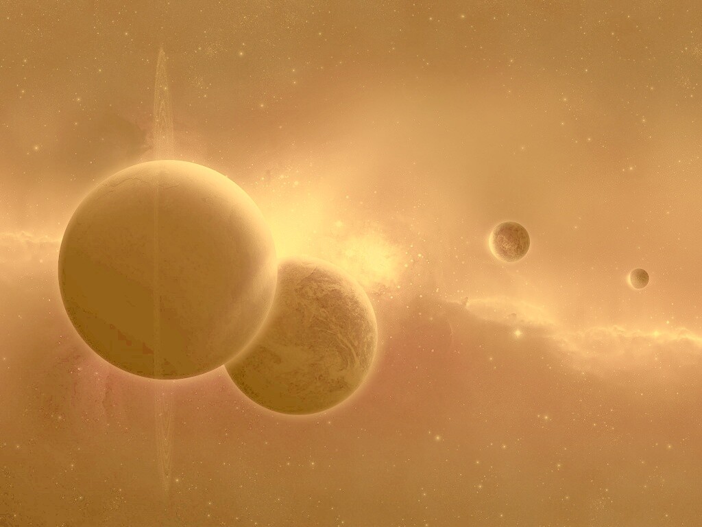 Фиолетовая вселенная обои