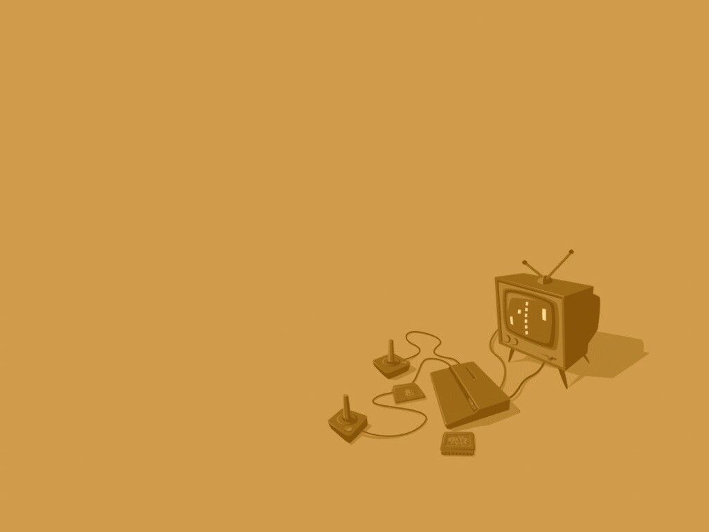 Приставка и телевизор обои