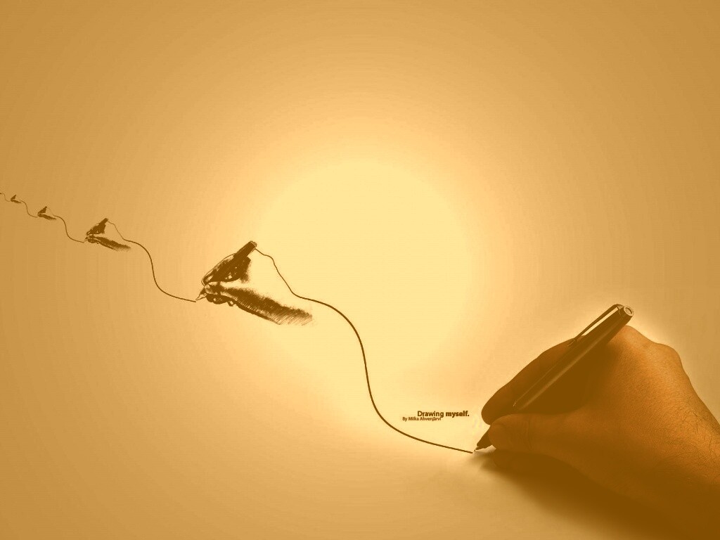 Рисунок - рекурсия обои