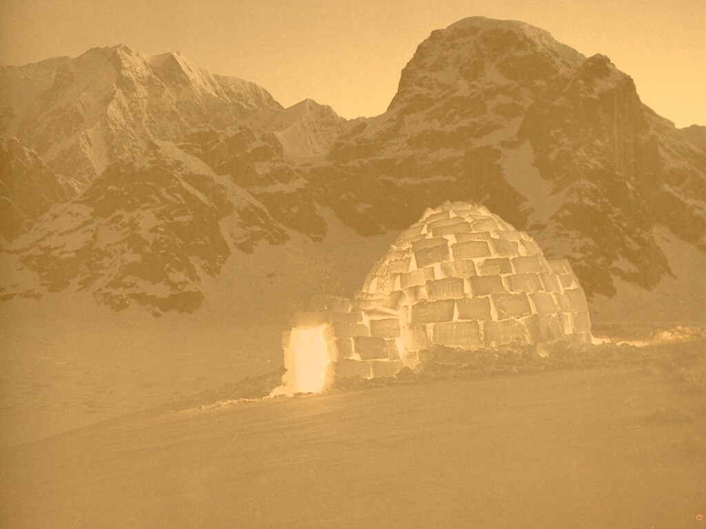 Иглу изо льда обои