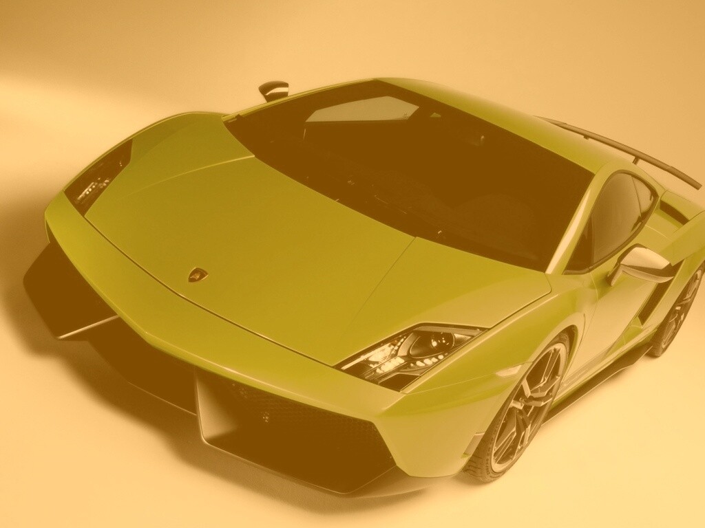 Зеленый Ламбо обои