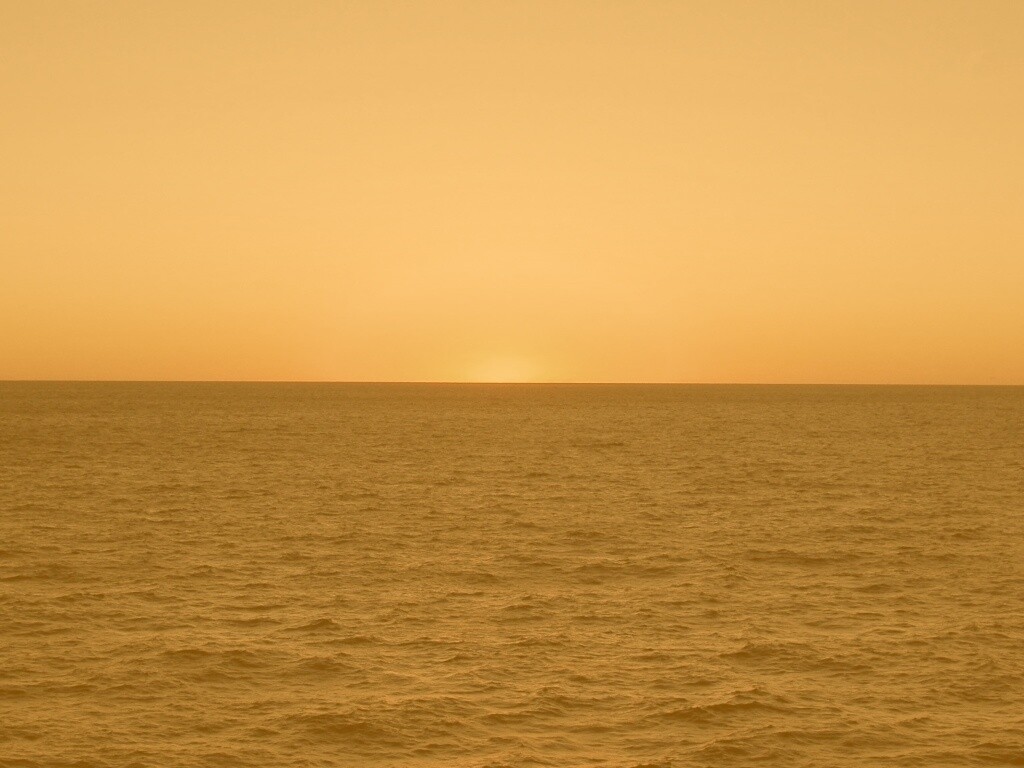Морской закат обои