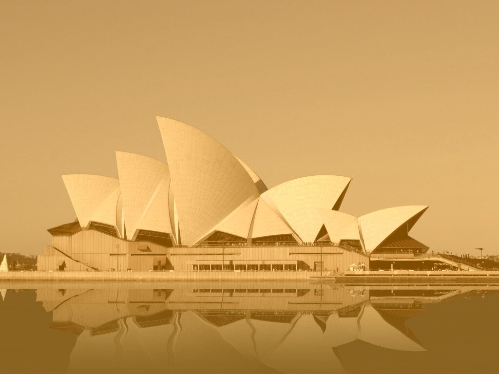 Сиднейский зал оперы обои