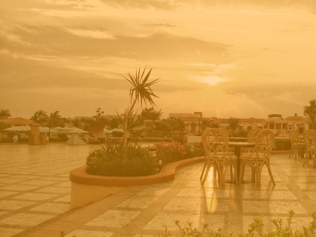 Закат в Хургаде обои